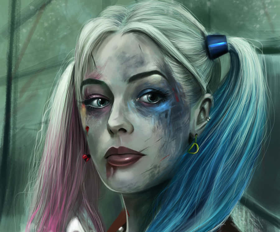 Harley Quinn In Action - Suicide Squad Wallpaper