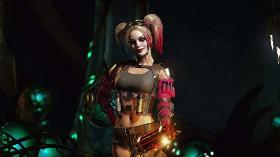 Harley Quinn In Arkham City Wallpaper