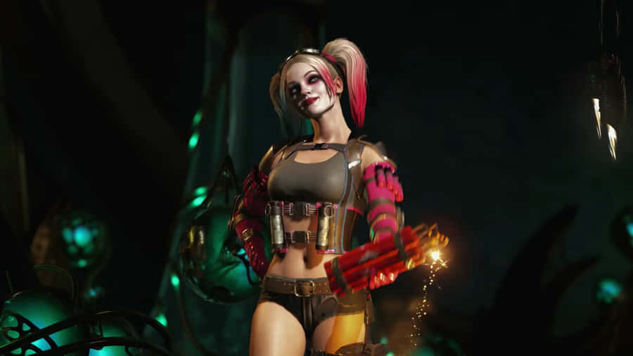 Harley Quinn Injustice 2 Video Game Wallpaper