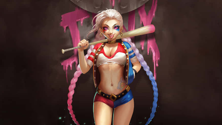 Harley Quinn Suicide Squad Animated Style Wallpaper