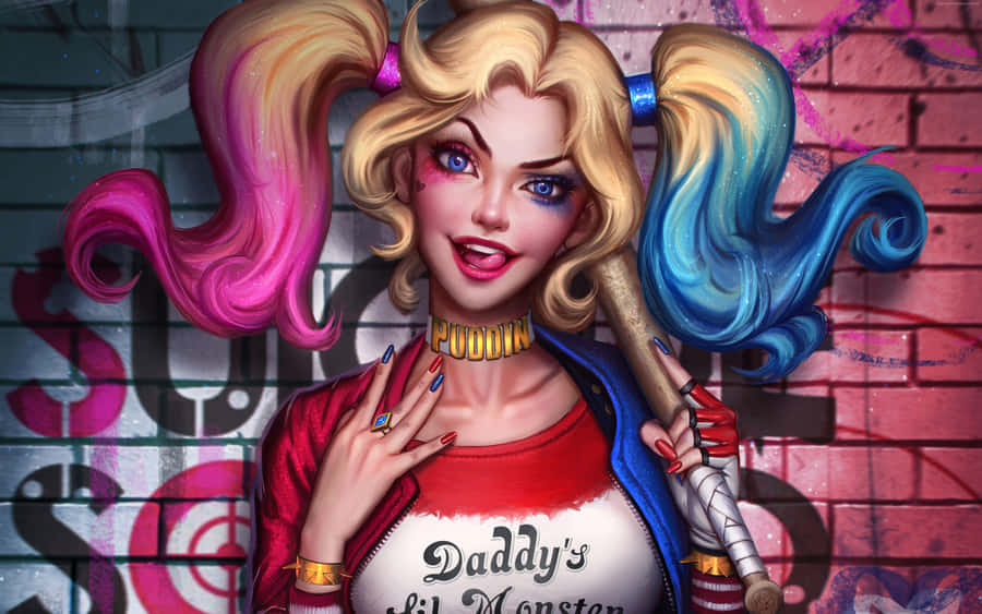 Harley Quinn Suicide Squad Artwork Wallpaper