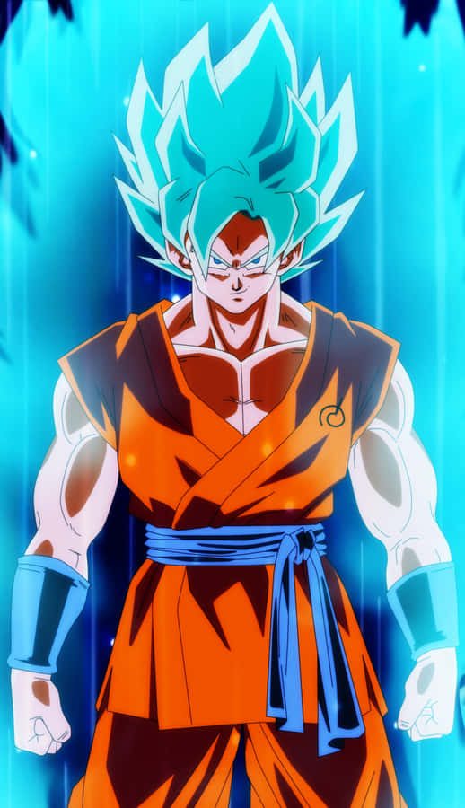 Harness The Legendary Power Of Super Saiyan Blue! Wallpaper