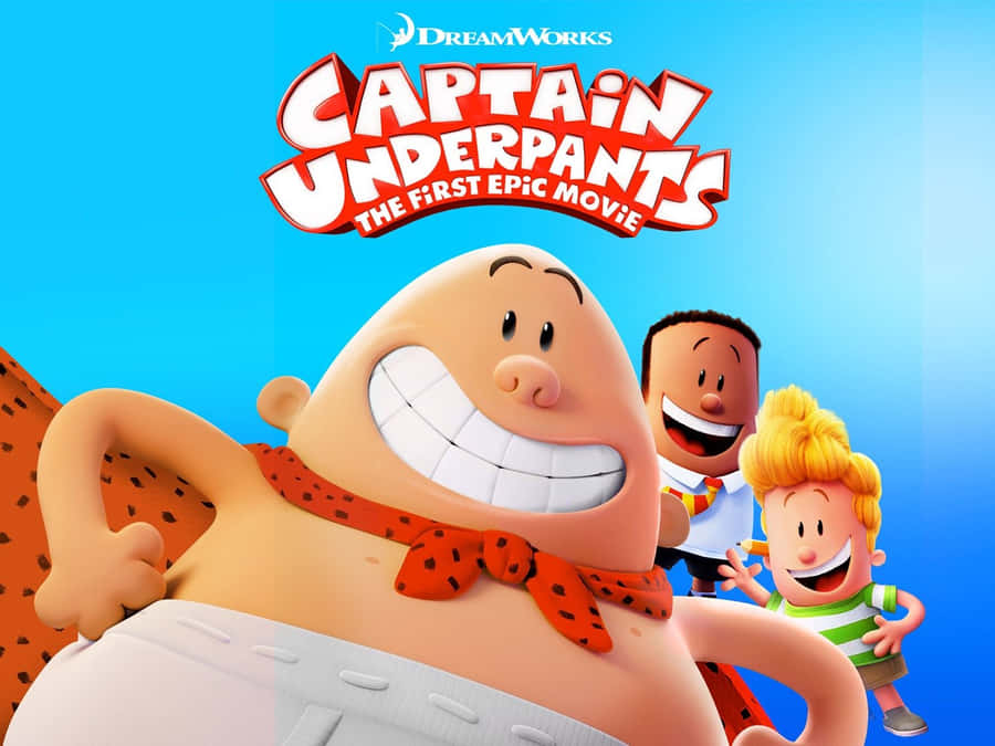 Harold Waving At Captain Underpants: The First Epic Movie Wallpaper