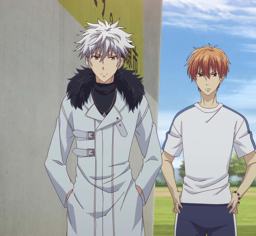 Hatsuharuand Yuki Fruits Basket Wallpaper