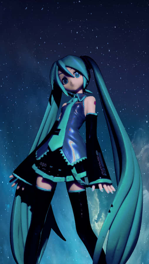 Hatsune Miku Cv01 Vocaloid Phone Wallpaper
