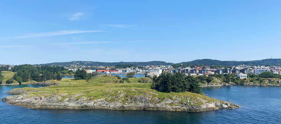 Haugesund Coastal View Norway Wallpaper