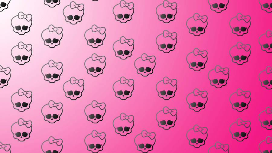 Haunted By A Pink Skull Wallpaper