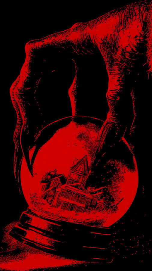 Haunted Christmas Snow Globe Wallpaper