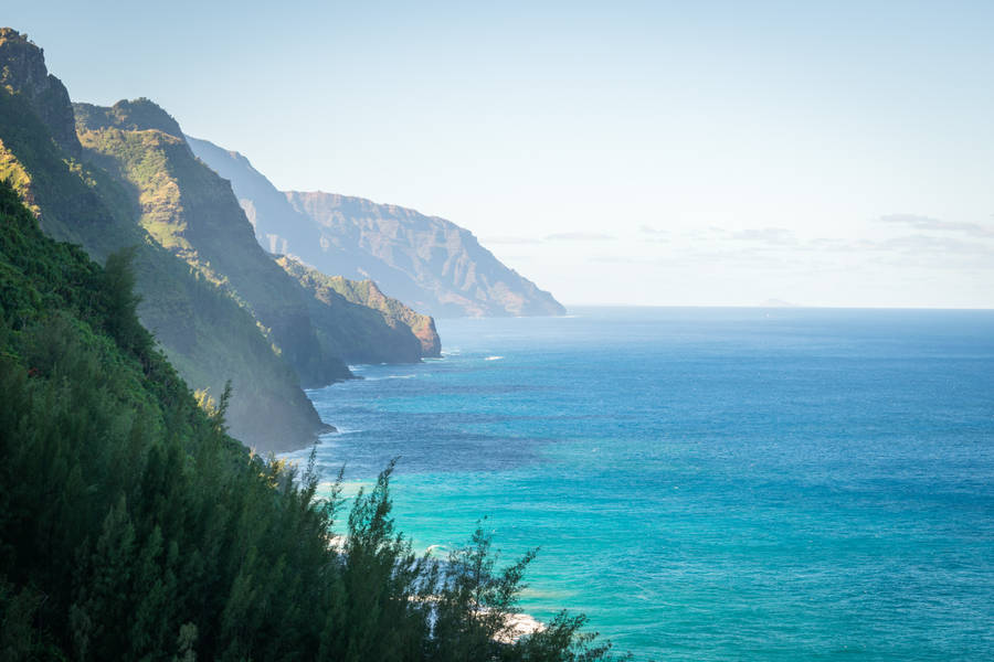 Hawaii Napali Ocean Coast Wallpaper