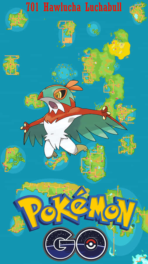 Hawlucha Pokemon Style Maps Wallpaper