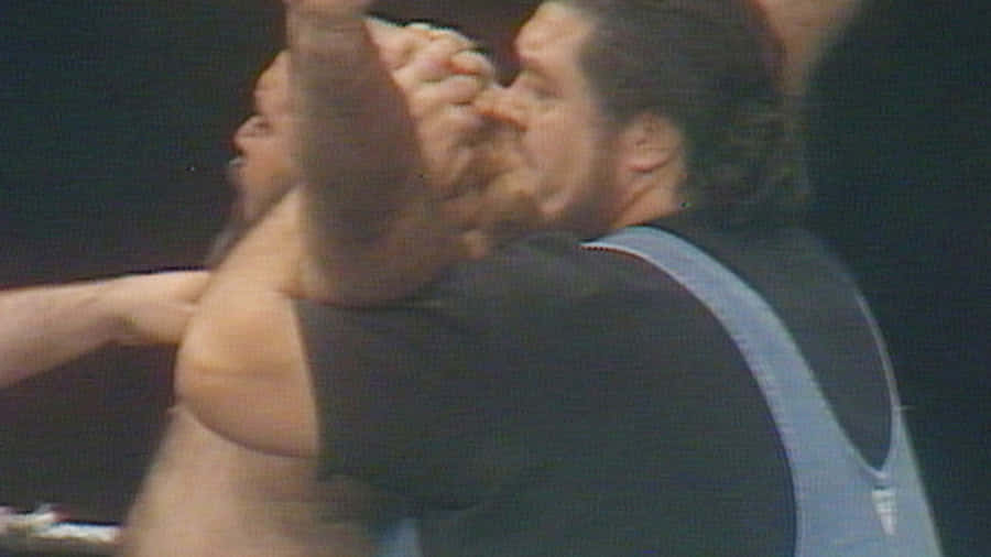 Haystacks Calhoun Versus Vince Mcmahon All Star Wrestling Wallpaper