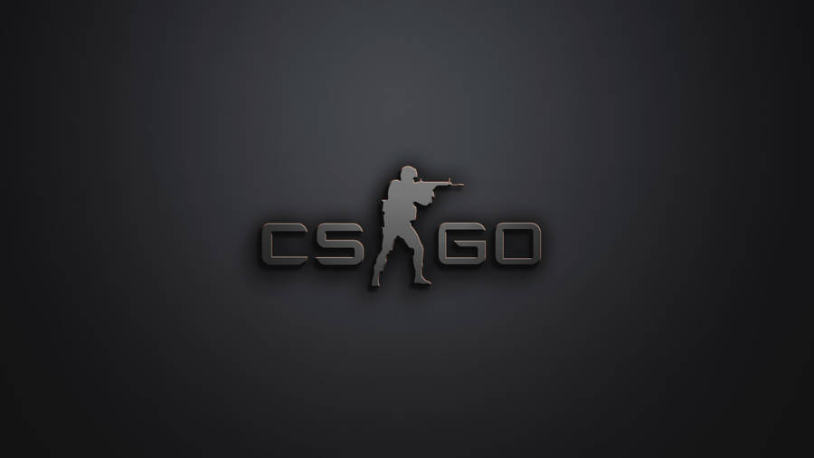 Hd Dark Aesthetic Csgo Logo Wallpaper