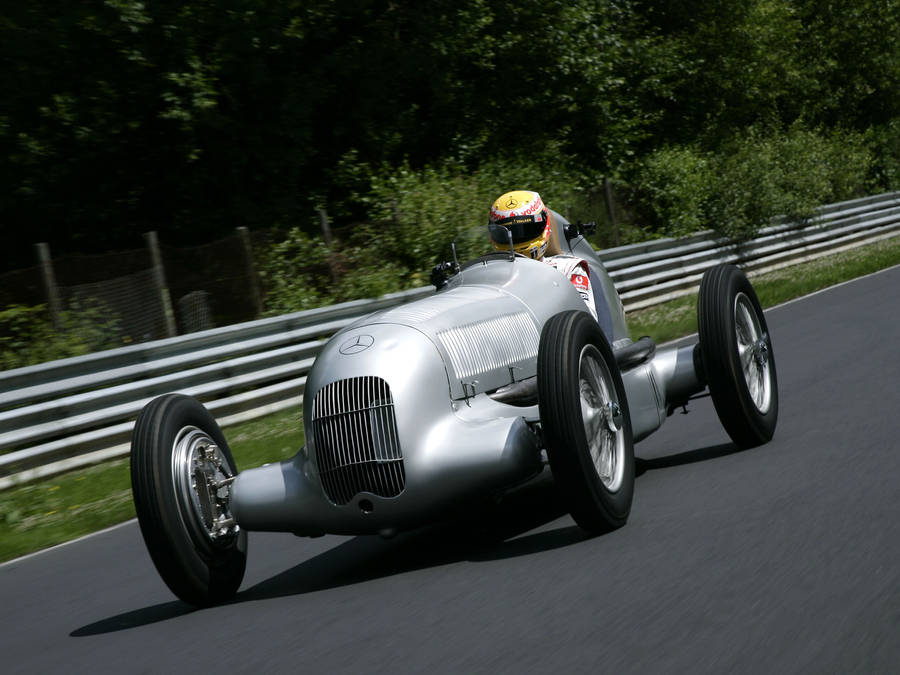 Hd Mercedes W165 Racing Wallpaper