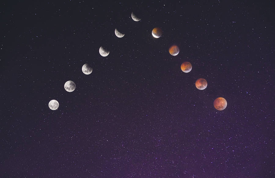 Hd Moon Lunar Phases Wallpaper