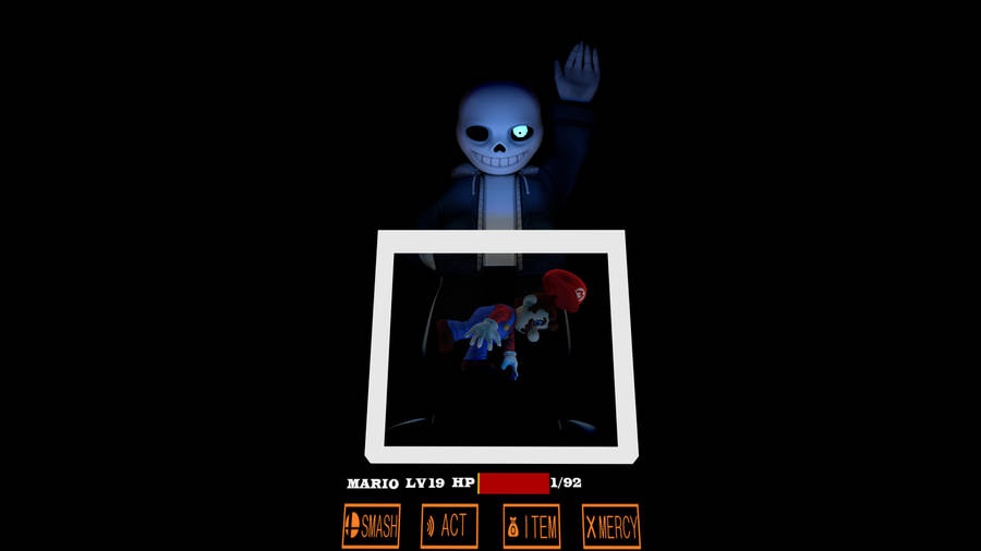 Hd Sans And Mario Wallpaper