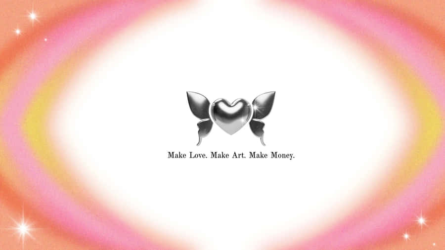 Heart Aura Inspirational Quote Wallpaper