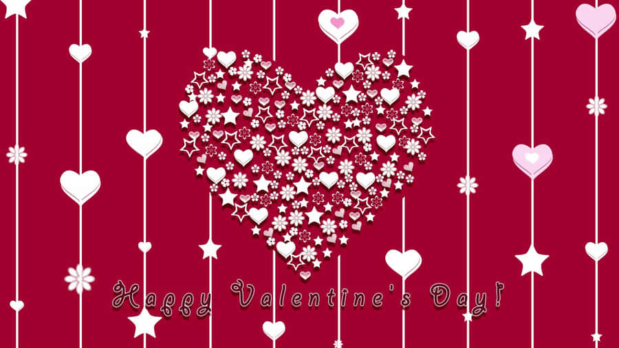 Heart Collage Happy Valentines Day Hd Wallpaper