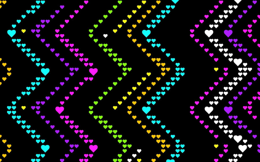 Heart Pattern Background Wallpaper