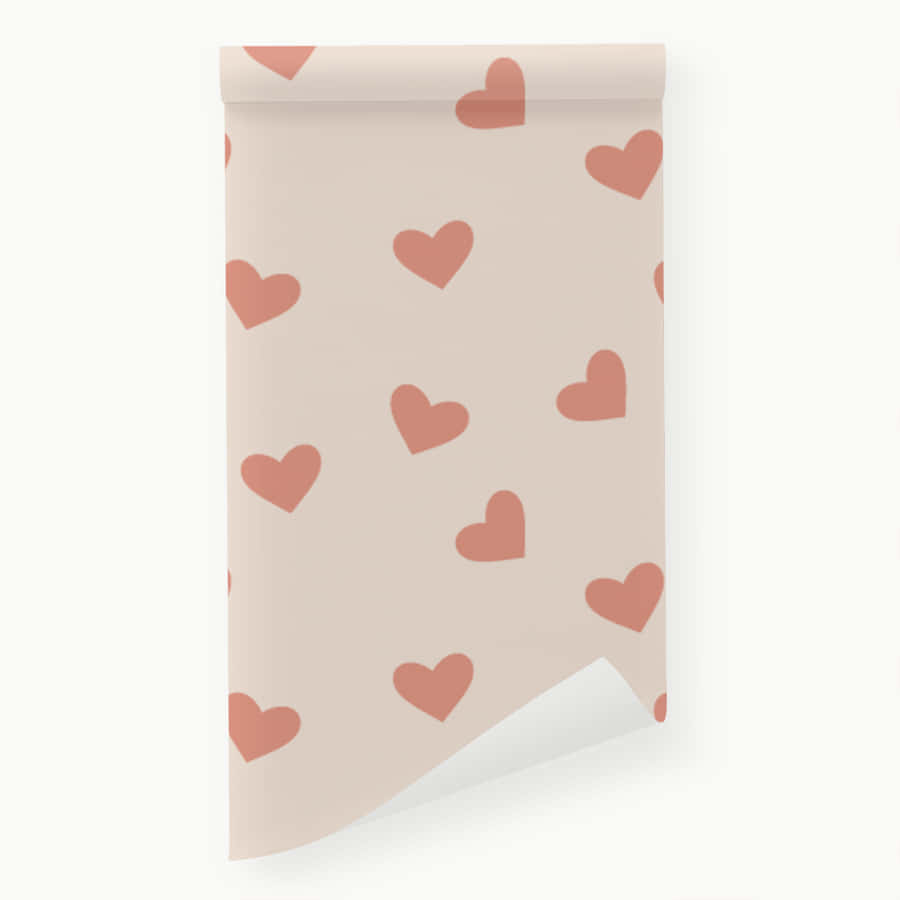 Heart Pattern Gift Wrap Sweetest Day Wallpaper