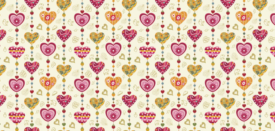 Heart Pattern Wallpaper Wallpaper