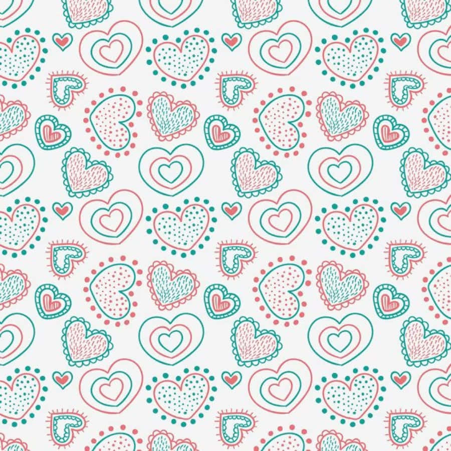 Heart Pattern Wallpaper Wallpaper
