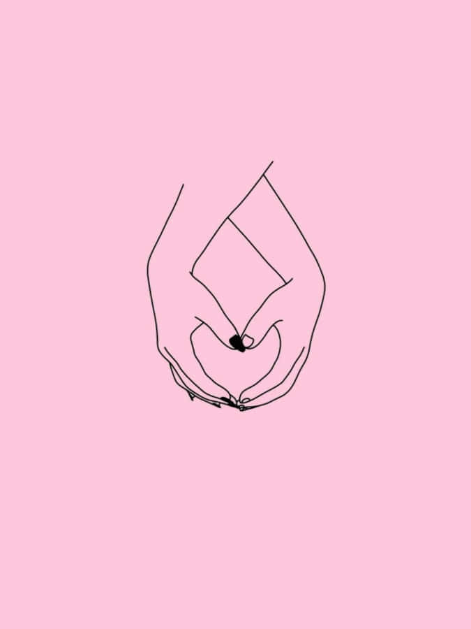 Heart Shape On Nature's Canvas Wallpaper