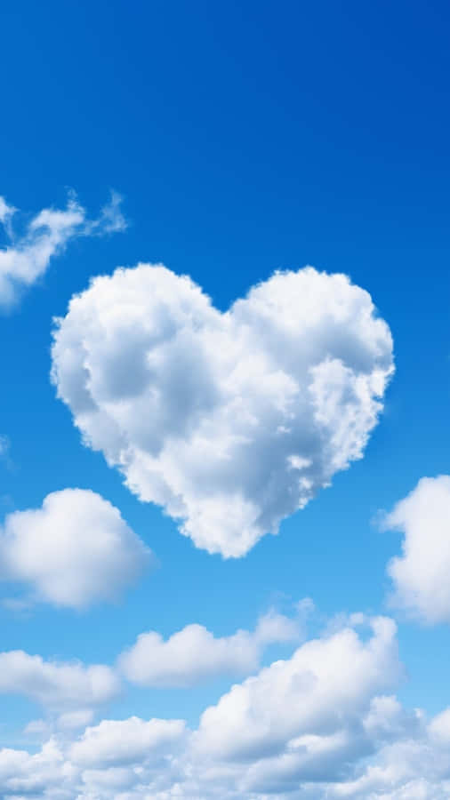 Heart Shaped Cloud Formation Wallpaper