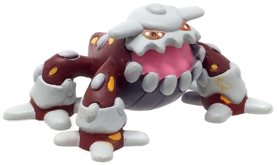 Heatran 3d Model On White Background Wallpaper
