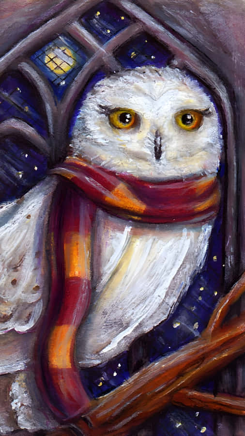 Hedwig The Loyal Owl Wallpaper