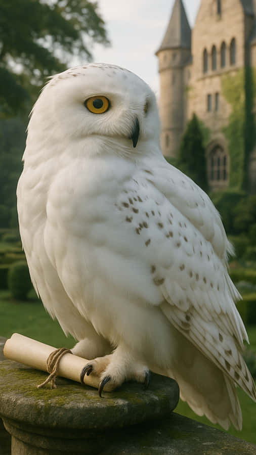 Hedwig The Loyal Owl Wallpaper