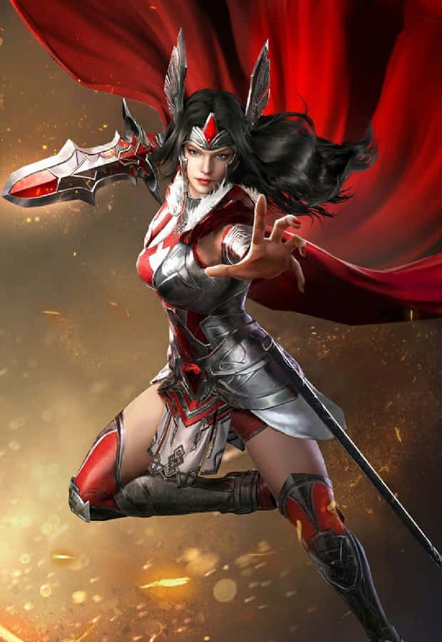 Heimdall Standing Guard At The Bifrost Bridge Wallpaper