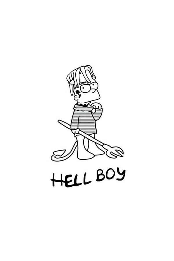 Hell Boy T-shirt By Sam Savage's Artist Shop Wallpaper