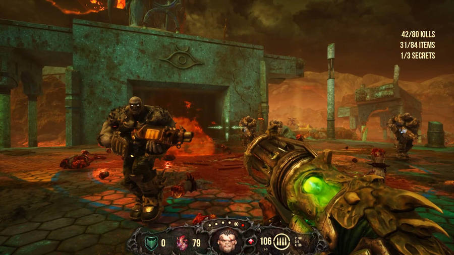 Hellbound In Chaotic Environment Wallpaper