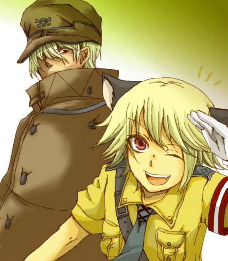 Hellsing Animated Characters Smiling Wallpaper