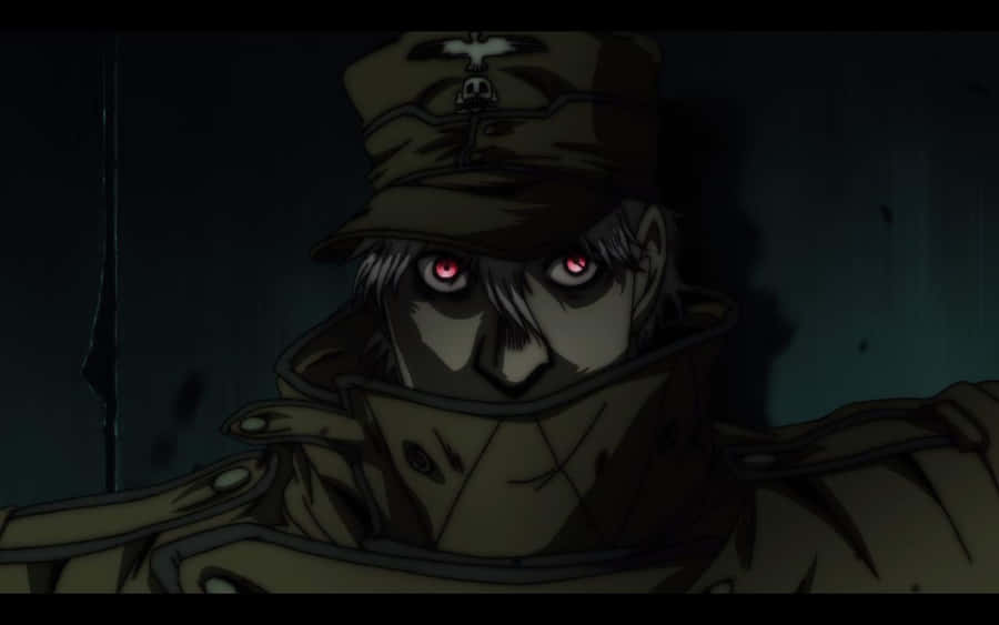 Hellsing The Captain Intense Gaze Wallpaper