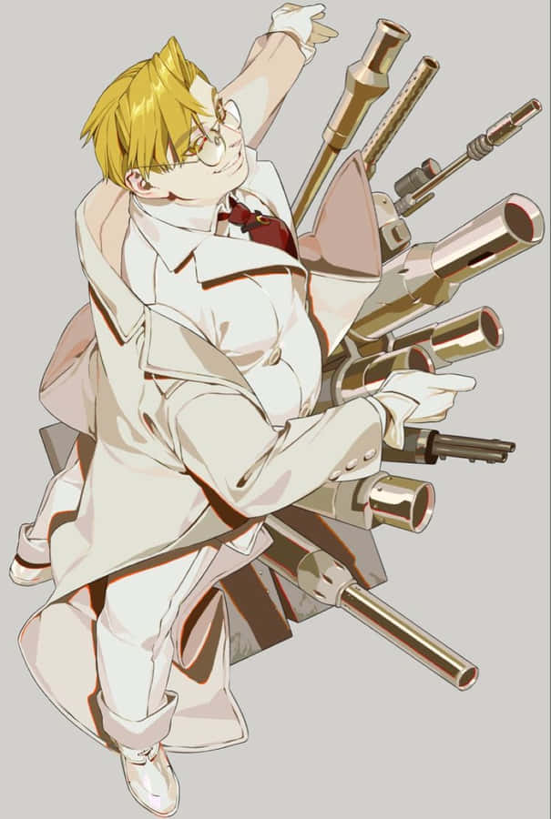 Hellsing The Major Armedand Smiling Wallpaper