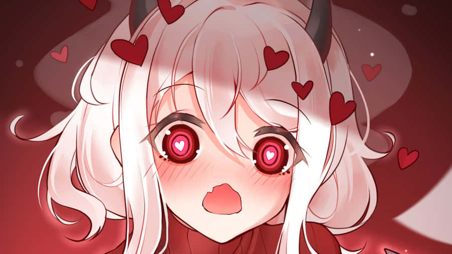 Helltaker Demon Girl Love Wallpaper