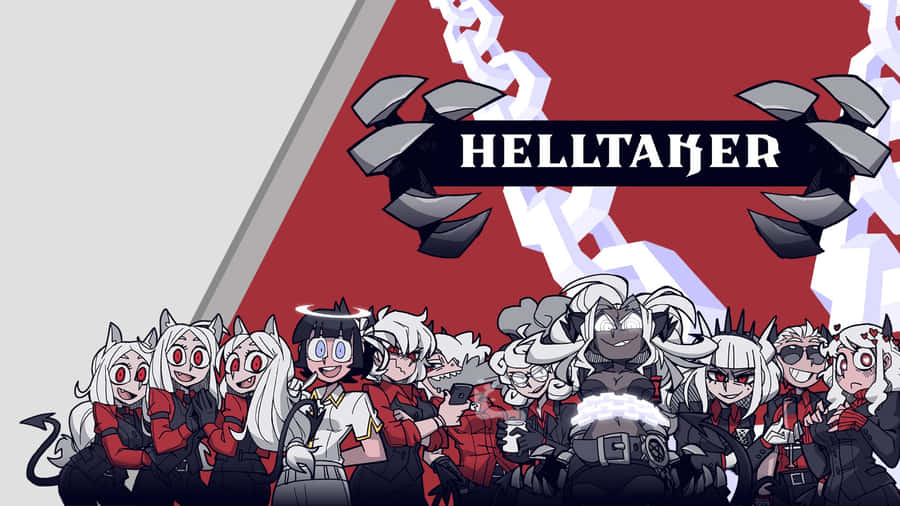 Helltaker Demon Girl Squad Wallpaper