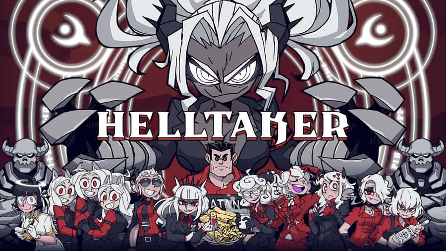 Helltaker Game Characters Wallpaper