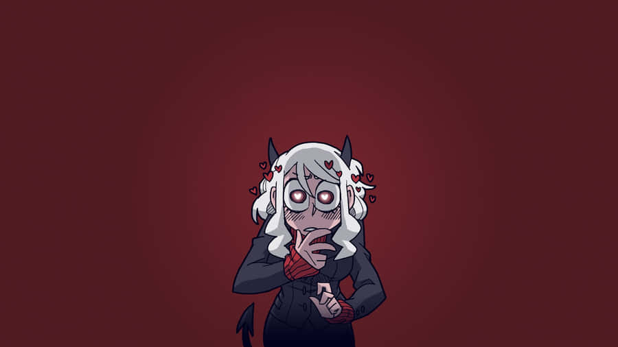 Helltaker Lucifer Character Wallpaper