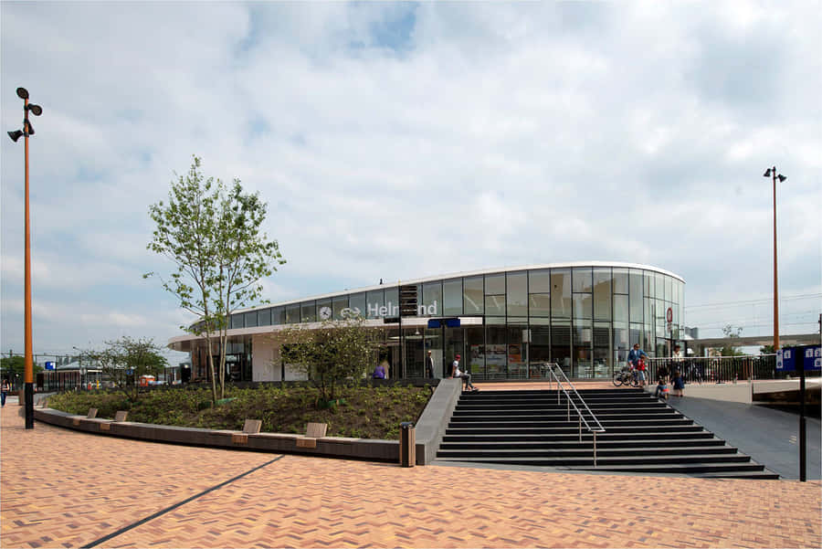 Helmond Train Station Exterior Wallpaper