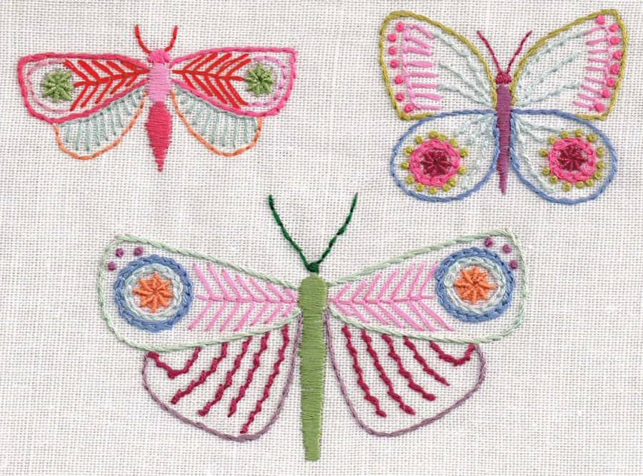 Here's How To Make A Beautiful And Delicate Butterfly Stitch! Wallpaper