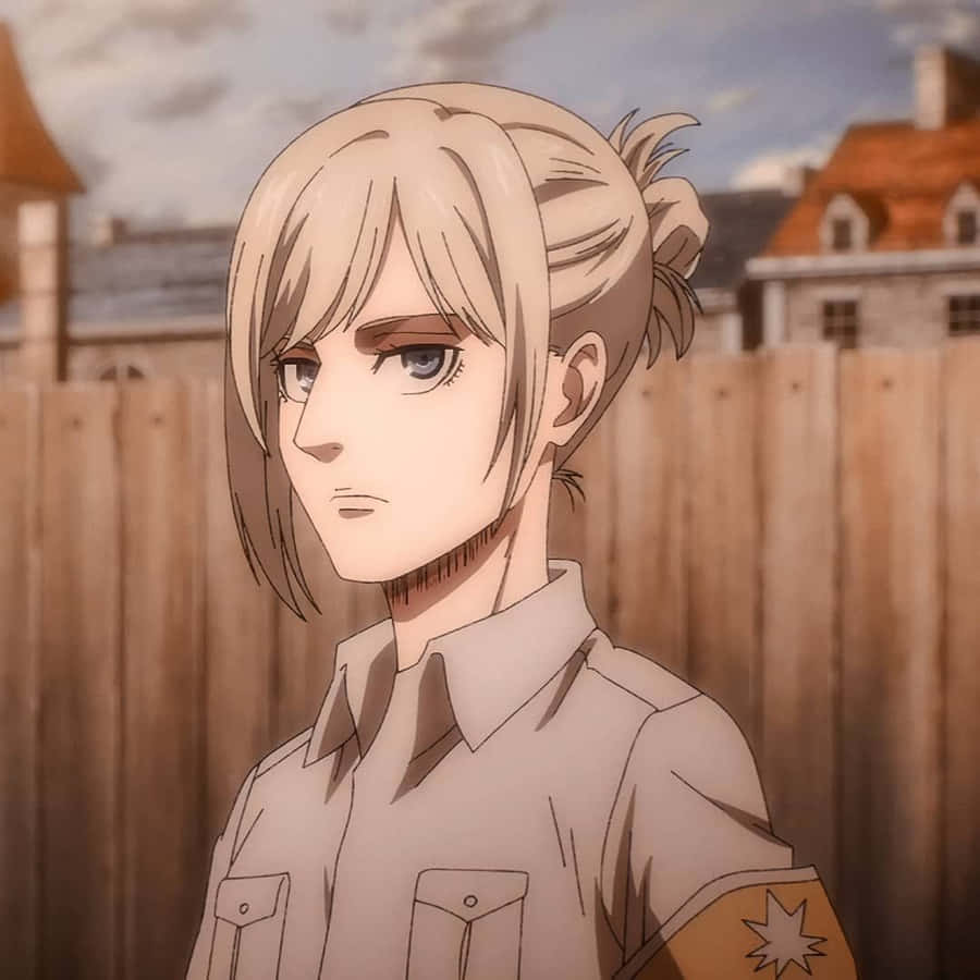 Here Stands Annie Leonhart, An Iconic Character From The Popular Manga And Anime 