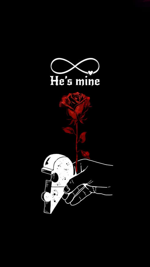 Hes Mine Love Symbol Wallpaper
