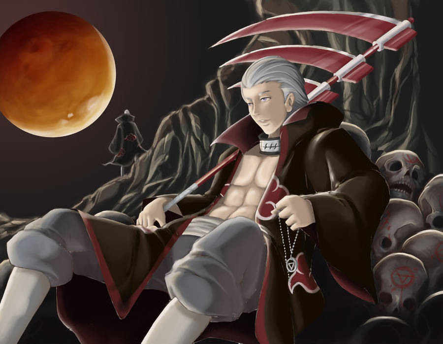 Hidan Akatsuki Bone Throne Wallpaper
