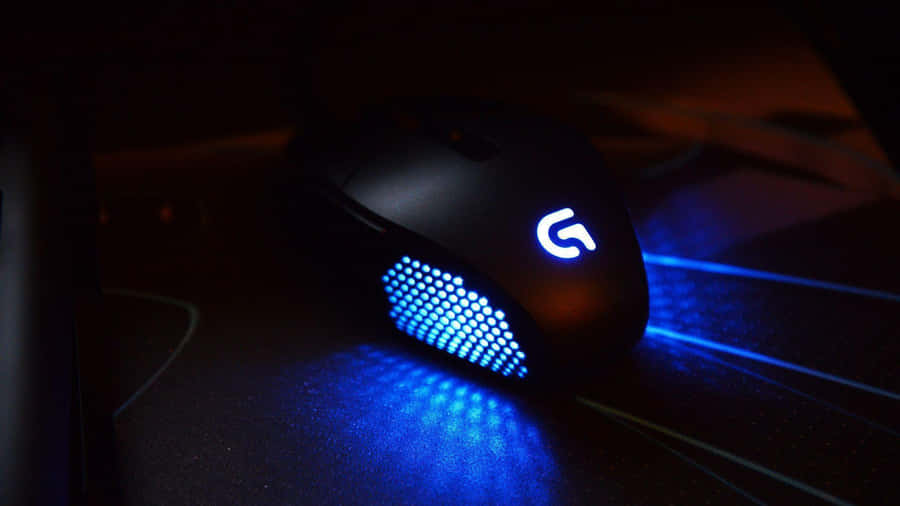 High-performance Gaming Mouse In Action Wallpaper