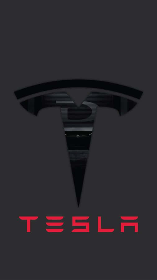 High-resolution Tesla Logo In 4k Wallpaper