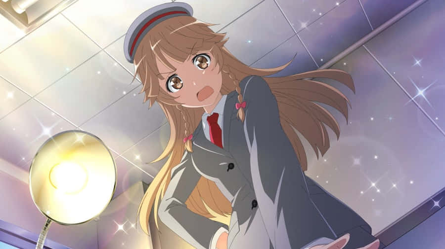 High School Fleet Kouko Nosa Surprised Expression Wallpaper