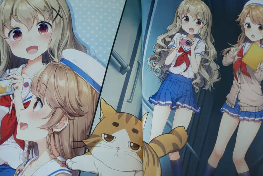 High School Fleet Kouko Nosaand Friends Wallpaper