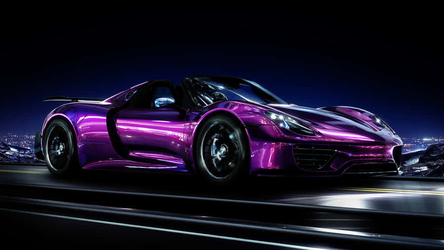 High-speed Luxury – The Porsche 918 Spyder Wallpaper